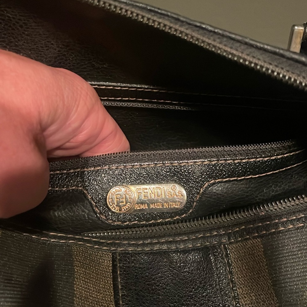 Vintage Fendi bag with checkbook cover